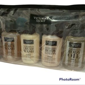 VICTORIAS SECRET ULTIMATE MOISTURE SYSTEM SHEA OIL CREAM LOTION RARE NEW W/bag.